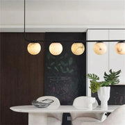 Alabaster Global Linear Chandelier  40