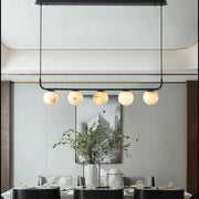 Alabaster Global Linear Chandelier  40