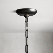 Amor 4-Tier Ghiaccio Glass Round Chandelier 36