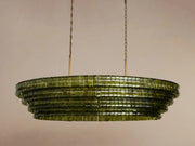 Amor Ghiaccio Glass Oval Chandelier 54