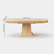 Arden Rectangle Extendable Dining Table 54