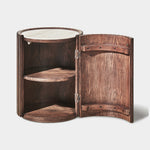 Arlo Fluted Round Sintered Stone Side Table 16