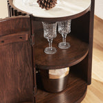 Arlo Fluted Round Sintered Stone Side Table 16