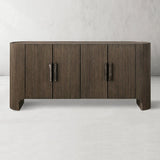 Alder Fluted 4-Door Sideboard