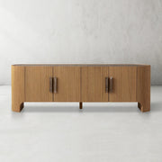 Alder Fluted Oval Sideboard