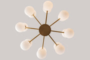 Astoria Round Modern Brass Chandelier
