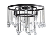 Aubrey Crystal Ball Flushmount Lamp