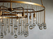 Aubrey Crystal Ball Round Chandelier 5 Light / 8 Light