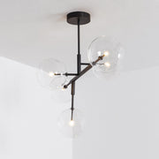 Aero 5-Light Modern Brass Chandelier
