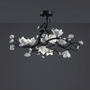 Black Branch Copper Tree Chandelier