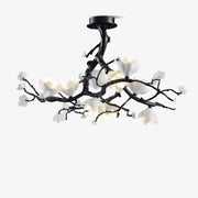 Black Branch Copper Tree Chandelier