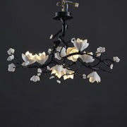 Black Branch Copper Tree Chandelier