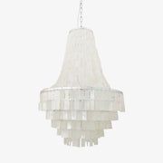Boho Shell Tiered Chandelier