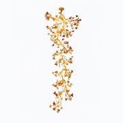 Brass Maple Branch Chandelier