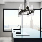 Bria Art Rectangle Chandelier