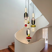 Candied Glass Combo Pendant Light