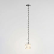 Cascade Chain Cube Chandelier