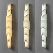 Cascading Alabaster Wall Sconce