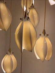 Ceramic LED Cluster Bloom Chandelier