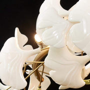 Ceramic Ginkgo Petal Chandelier D