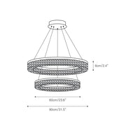 Coblitz Round LED Chandelier
