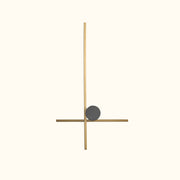 Coordinates 2 Brass Wall Lamp
