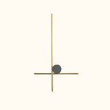 Coordinates 2 Brass Wall Lamp