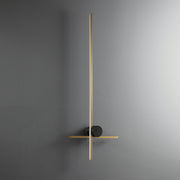Coordinates 2 Brass Wall Lamp