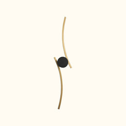 Coordinates 3 Brass Wall Lamp