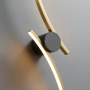 Coordinates 3 Brass Wall Lamp