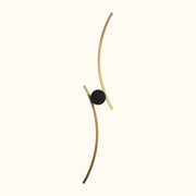 Coordinates 3 Brass Wall Lamp