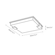 Covet Alabaster Flush Mount Ceiling Light