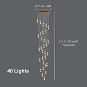 Crystal Rock Chandelier(Grand)