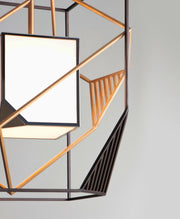 Cubist Modern Chandelier - F6085-CE - Troy Lighting