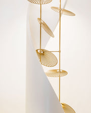 Cattail Leaf Chandelier