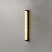Cylindra Alabaster Brass Wall Light