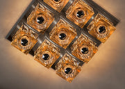 Glaxy 9 Light Flush Mount
