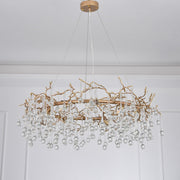 Avril Round Small Water Drop Chandelier 35