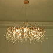 Avril Round Small Water Drop Chandelier 35