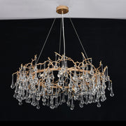 Avril Round Small Water Drop Chandelier 35