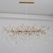 Drop shape Gold Clear Crystal Chandelier 40
