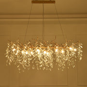 Drop shape Gold Clear Crystal Chandelier 40