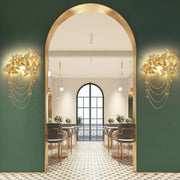 Golden Leaf Sconce 23.6