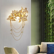 Golden Leaf Sconce 23.6