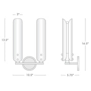 Moon Light Double Sconce