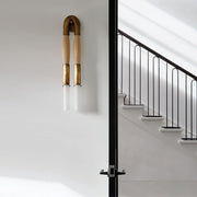 Double Head Antonia Horsehair Sconce