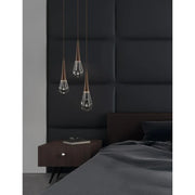 Rain 3-Light Pendant For Bathroom Bedroom Kitchen Island