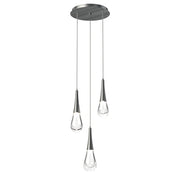 Rain 3-Light Pendant For Bathroom Bedroom Kitchen Island