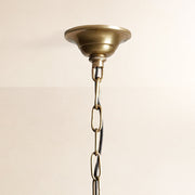 Elixir Geometric Brass Pendant