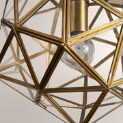 Elixir Geometric Brass Pendant